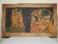 Klimt: A csk-aranyozott ,antikolt kerettel